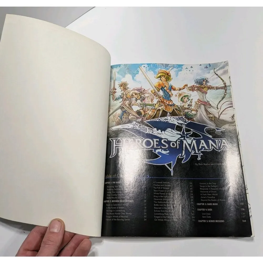 Heroes of Mana Official Strategy Guide BradyGames Nintendo DS Square Enix Rare‎
